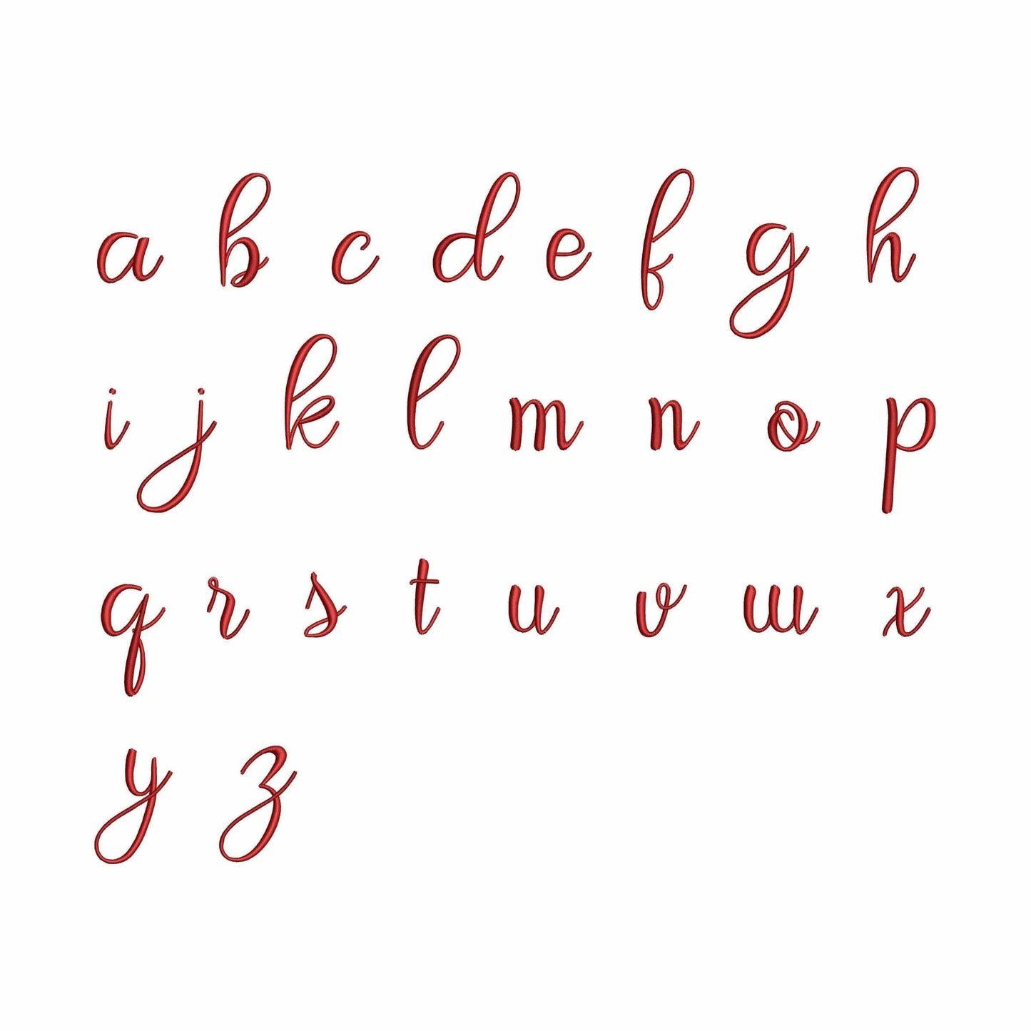 Bright - Embroidery font