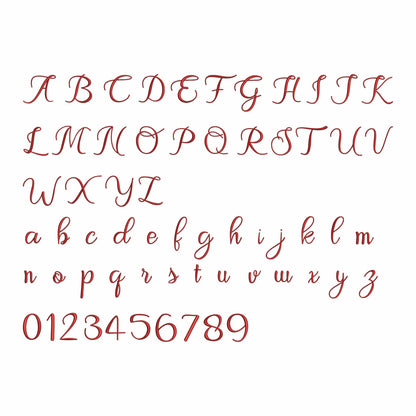 Bright - Embroidery font