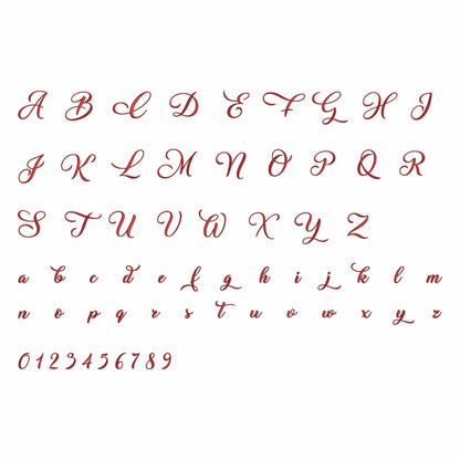 Holly - Сursive embroidery font