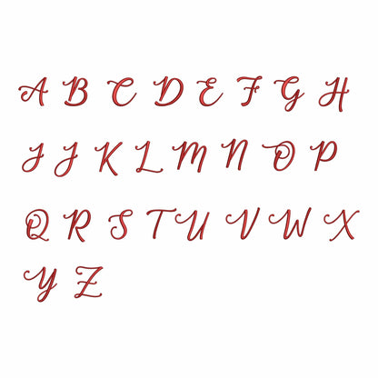 Mia Mia - Embroidery font