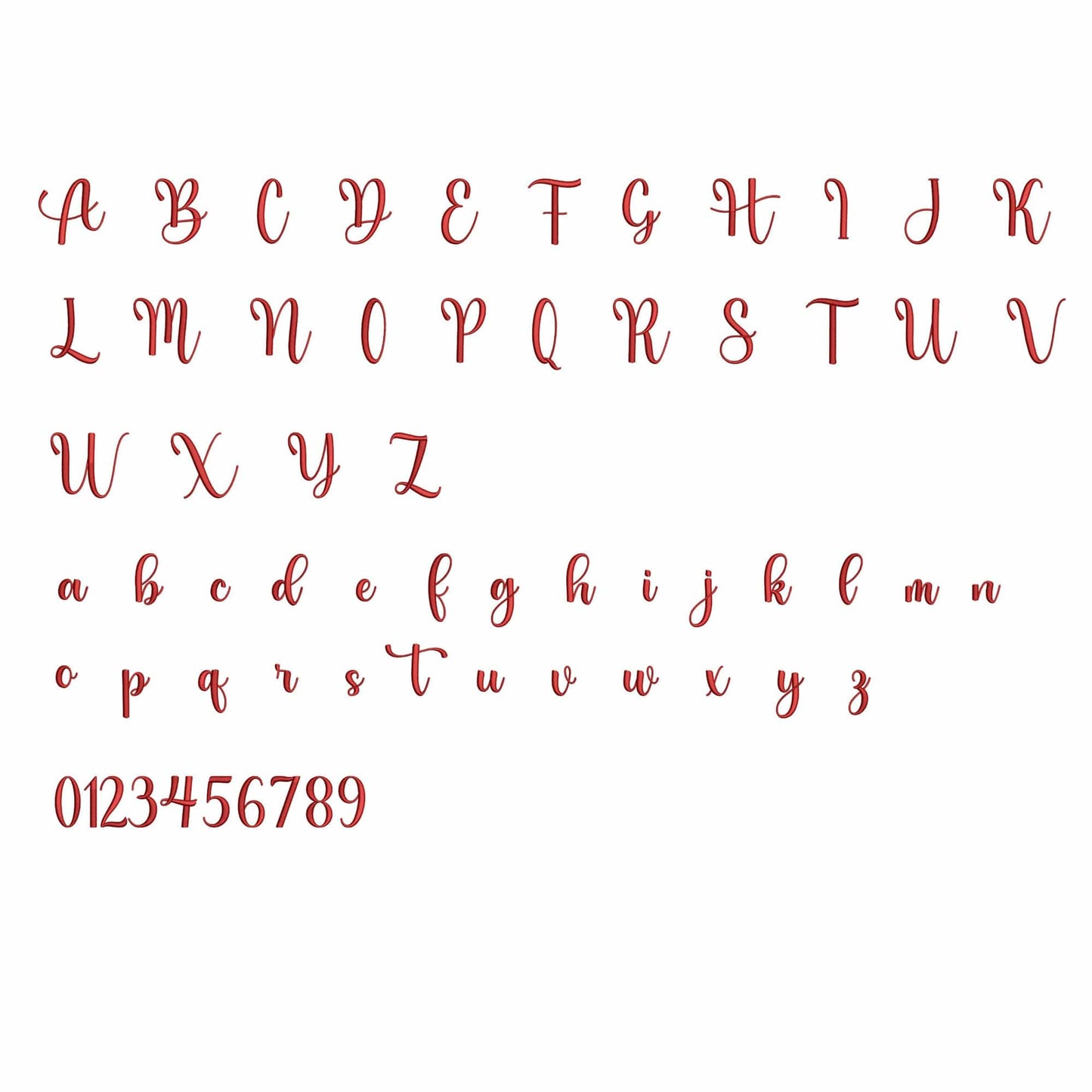 Sweet Dream - Embroidery font