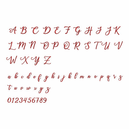 Mia Mia - Embroidery font