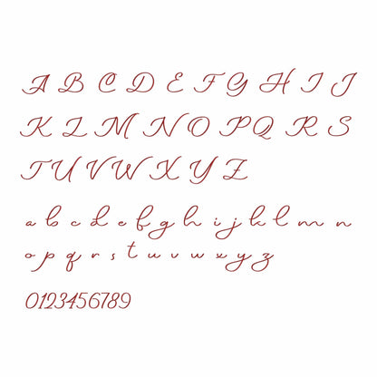 Karen - Embroidery font