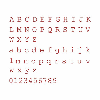 Chloe - Serif Block embroidery font