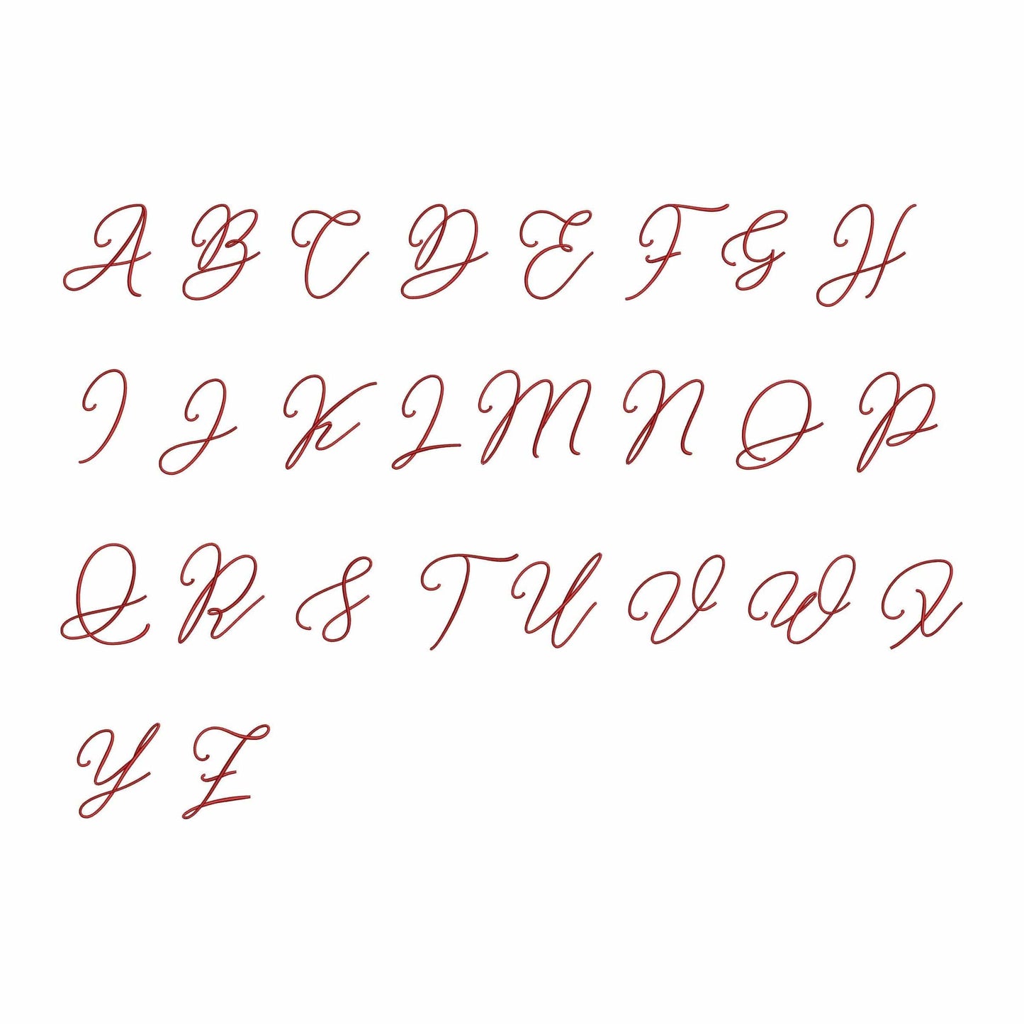 Ariella - Embroidery font