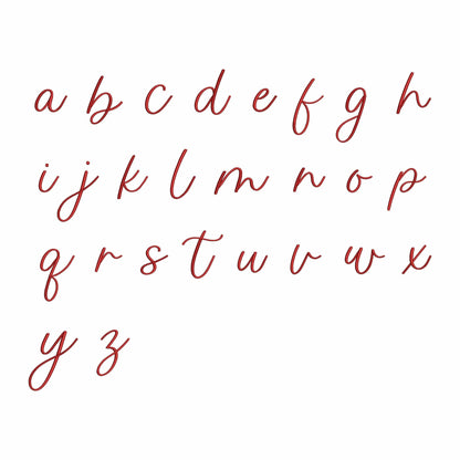 Rosalie - Embroidery font