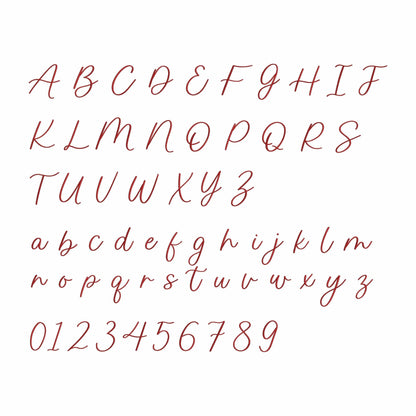 Rosalie - Embroidery font