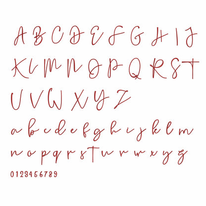 Tiffany - Embroidery font