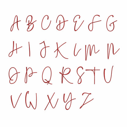 Tiffany - Embroidery font