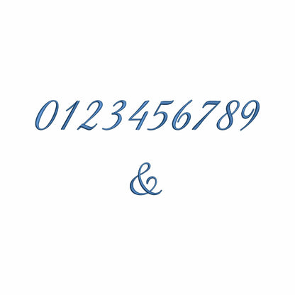 Let it snow - Embroidery font