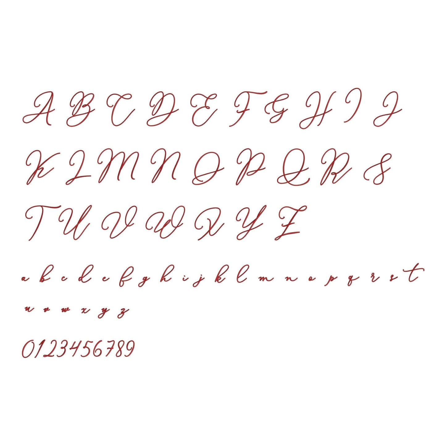 Ariella - Embroidery font