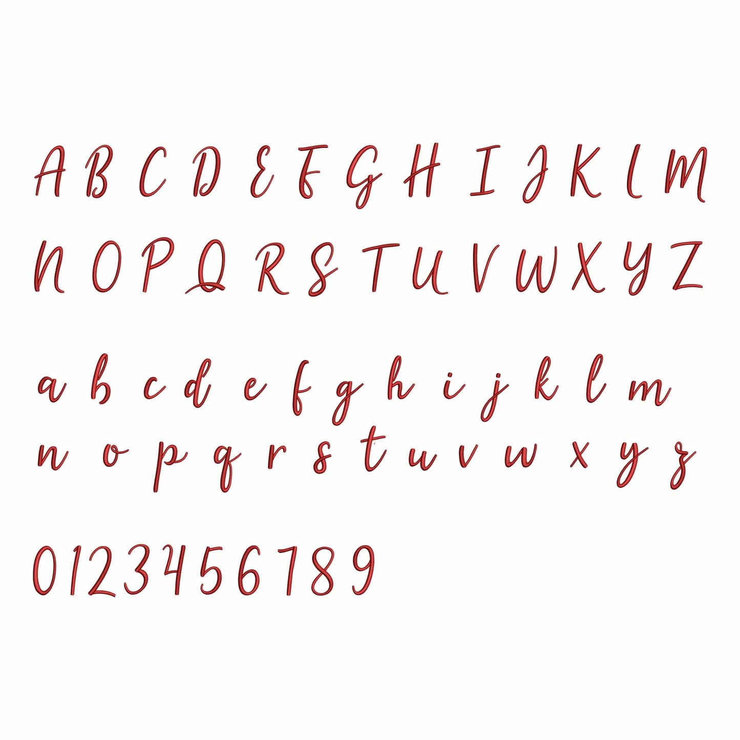 Hello - Embroidery font