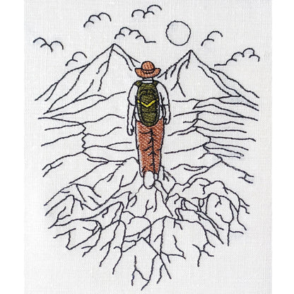Mountain Adventure - Embroidery design