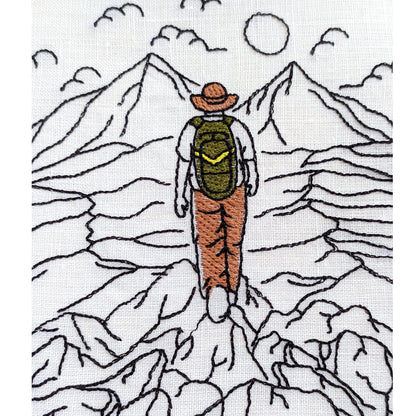 Mountain Adventure - Embroidery design