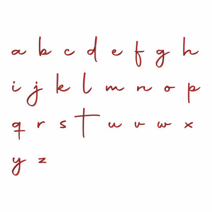 Monica - Embroidery font