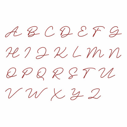 Anna - Embroidery font