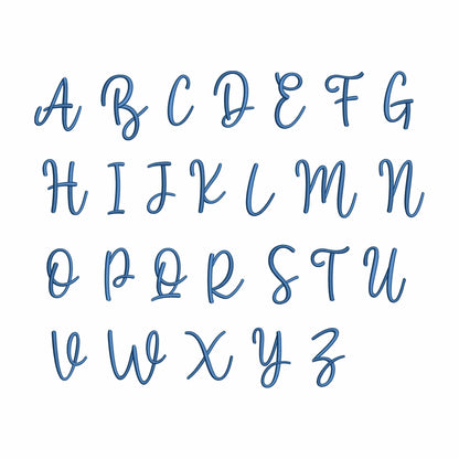 Diana - Embroidery font