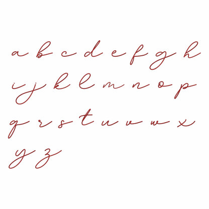 Anna - Embroidery font