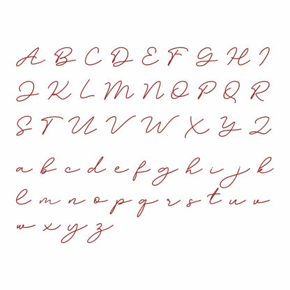 Anna - Embroidery font