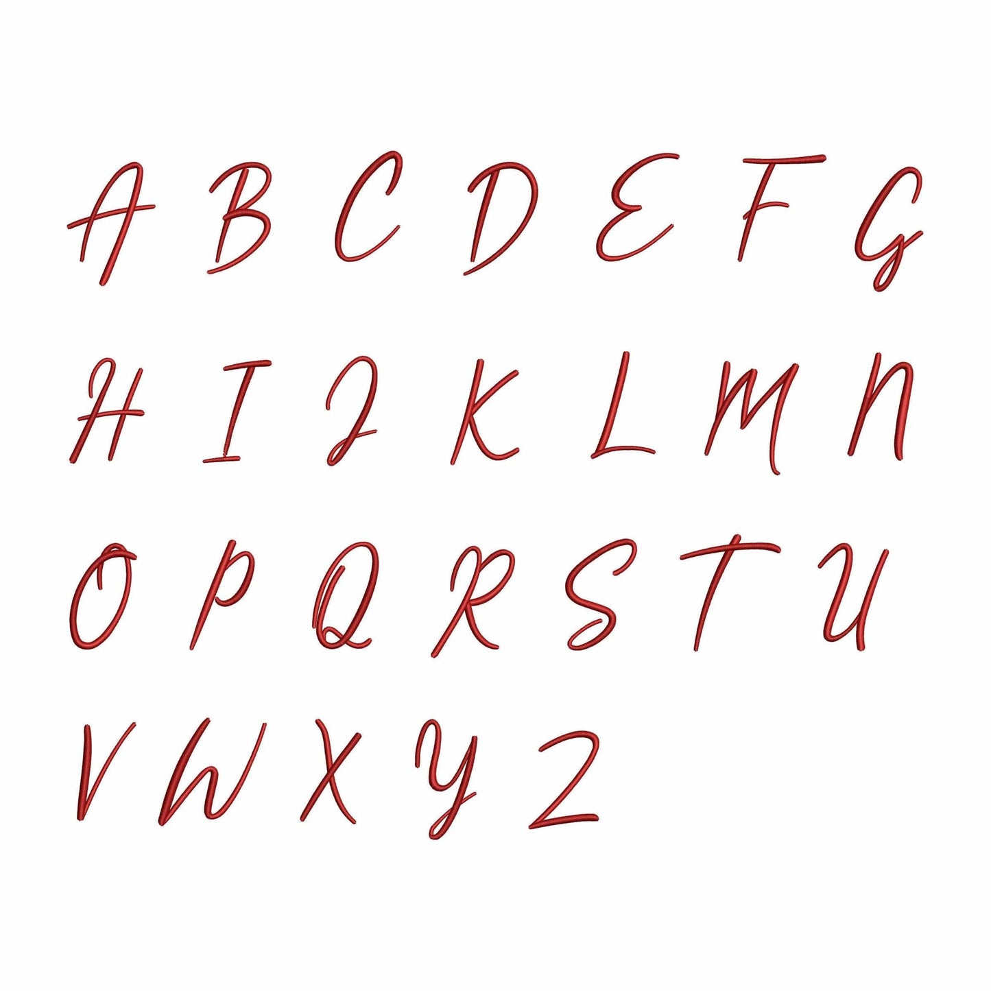 Babe - Embroidery font