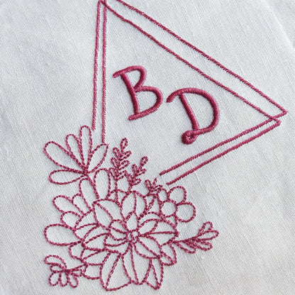 Floral Frame - Embroidery design
