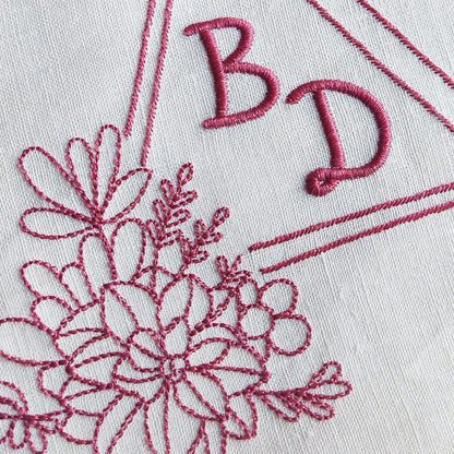 Floral Frame - Embroidery design