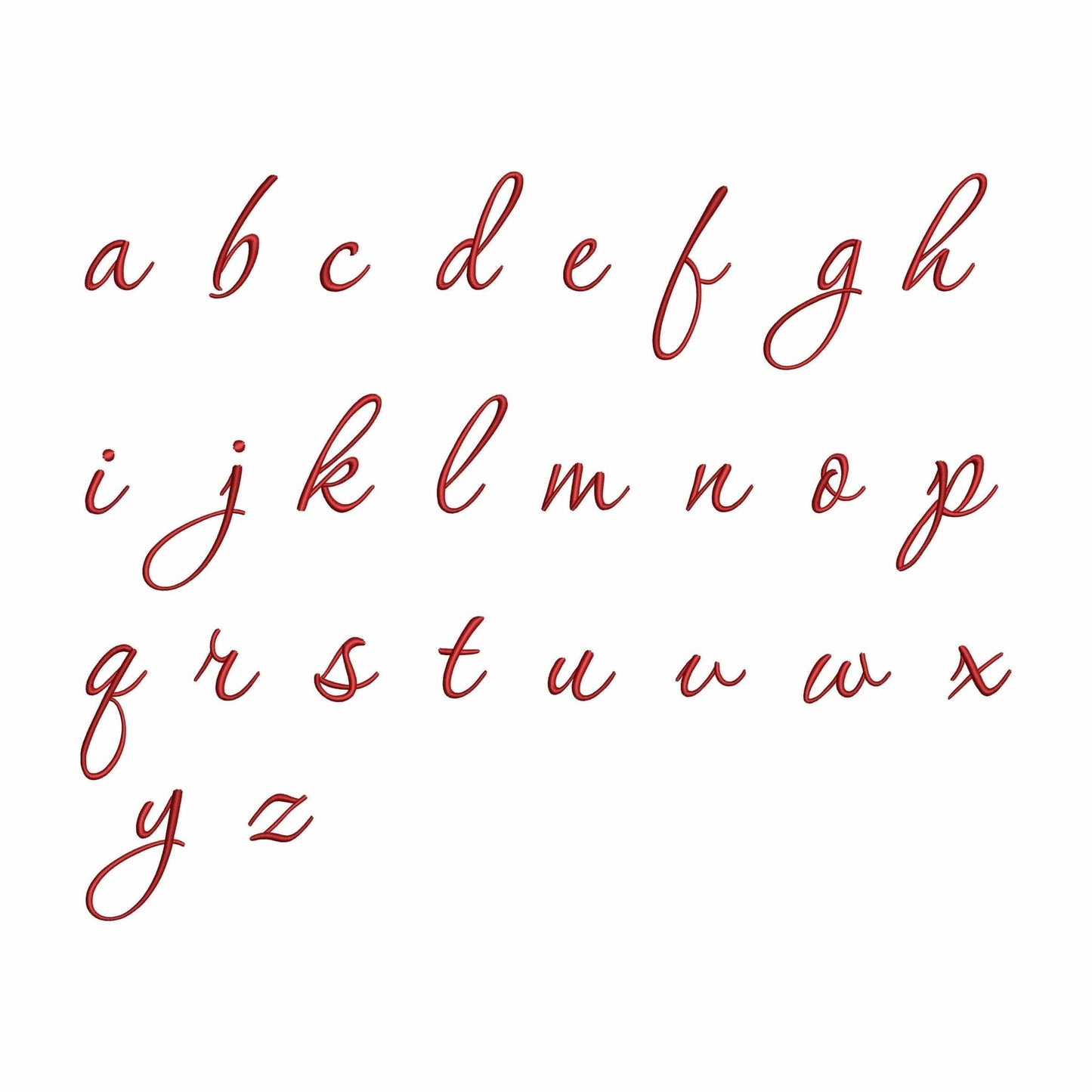 Bella - Embroidery font