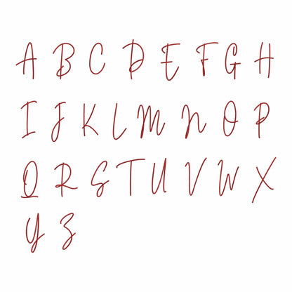 Celeste - Script embroidery font