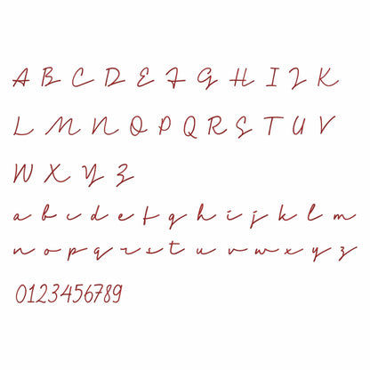 Anabel - Embroidery font
