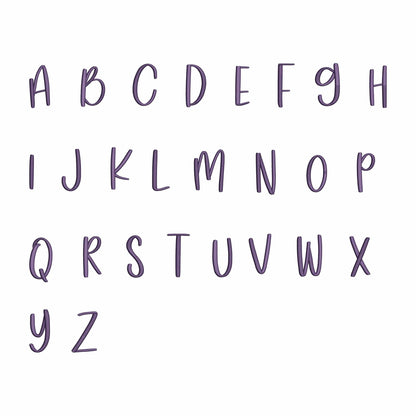 Kiddy - Embroidery font