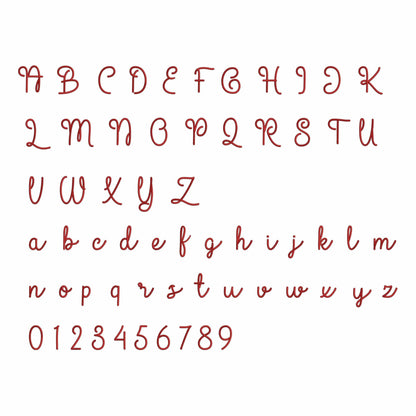 Candy - Kids embroidery font