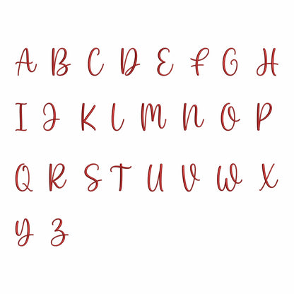 Sophia - Embroidery font