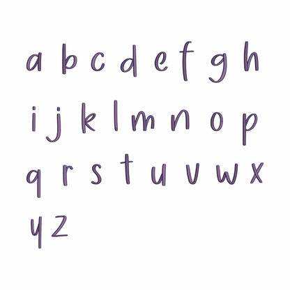 Kiddy - Embroidery font