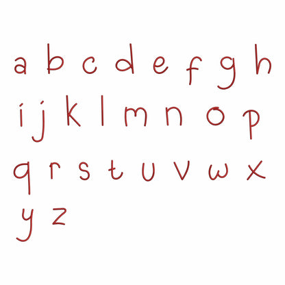 Alexa - Baby embroidery font