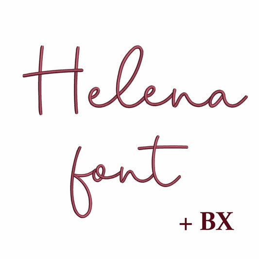 Helena - Embroidery font