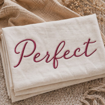 Perfect - Embroidery font